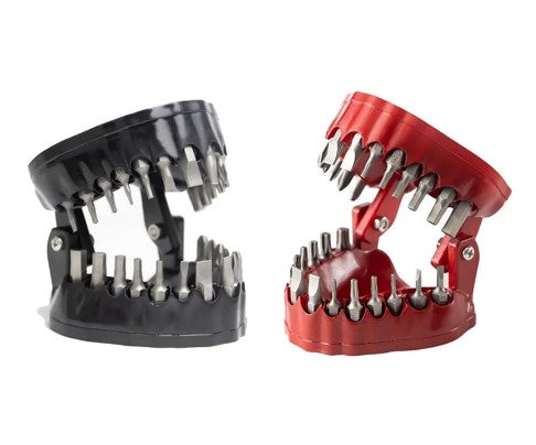 Funny Denture Design Drill and Screwdriver Bit Holder With Magnets
